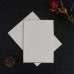 Insert Card Rectangle with Gold Edge Simple Style Invitation 